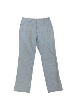Nike golf women's white black gray plaid check pants Sz 8/M NWOT